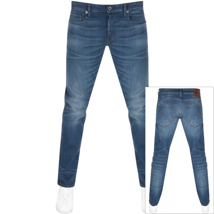 Alternative Image for ProductG Star Raw 3301 Slim Fit Jeans Blue1